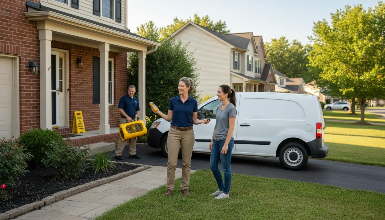 Residential water damage restoration in Wells, VT